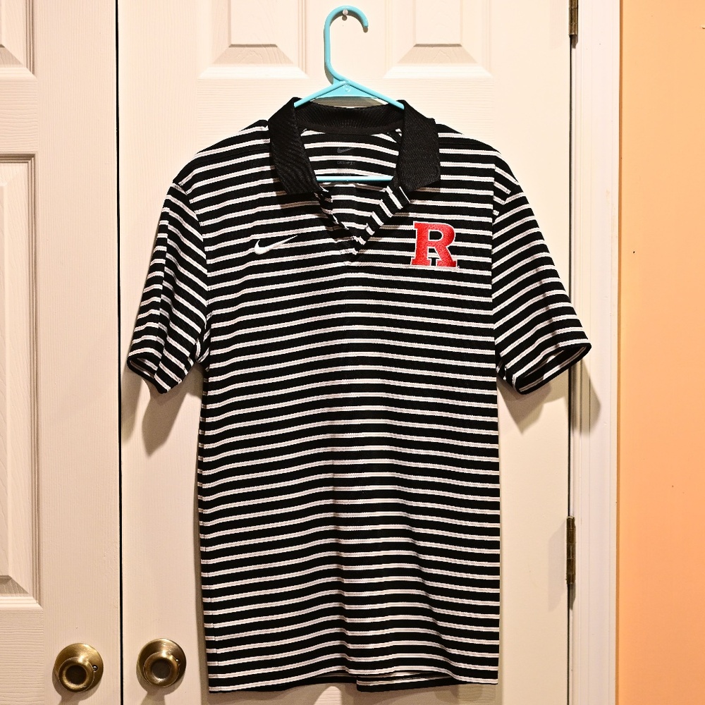 Nike Rutgers Scarlet Knights Victory Stripe Performance Polo